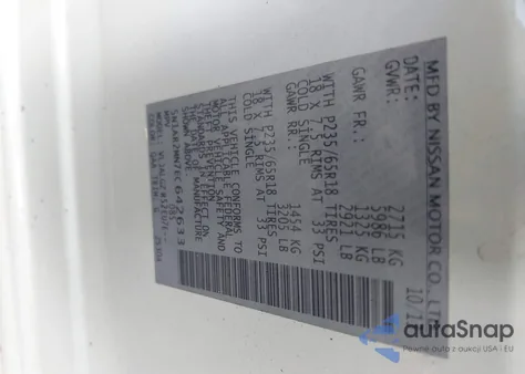 2014 Nissan Pathfinder Sl from USA, damaged, VIN 5N1AR2MN7EC642633